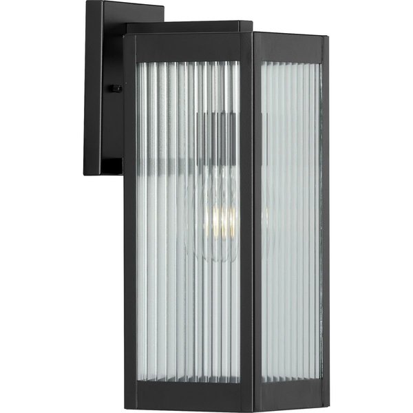 Progress Lighting Felton Collection Black One-Light Medium Wall Lantern P560130-031